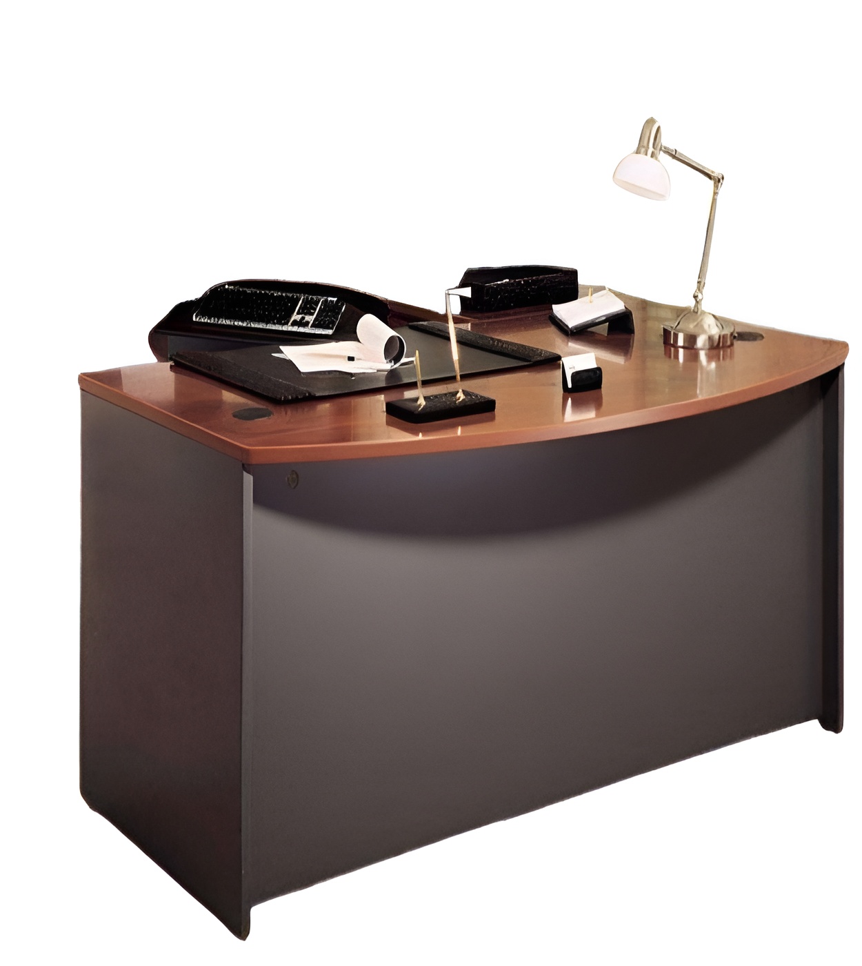 Reception Office Tables Brown Wooden_0
